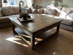 Landelijke salontafel 130x130cm, Ophalen, Gebruikt, 100 tot 150 cm, 50 tot 100 cm