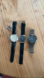3 horloges, 2 fossil, 1 skagen, Ophalen of Verzenden, Zo goed als nieuw, Staal, Fossil