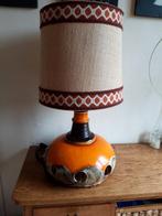 Grote West germany keramiek lamp tafellamp, Gebruikt, Vintage, Ophalen, 50 cm of meer