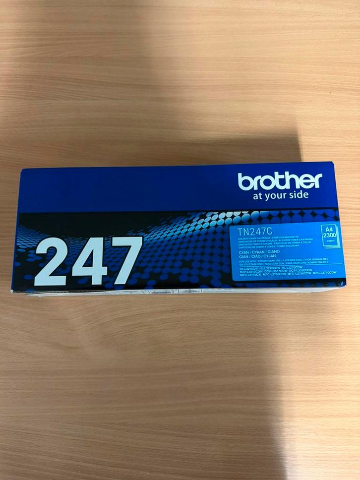 Brother TN247C origineel, Computers en Software, Printerbenodigdheden, Zo goed als nieuw, Toner, Ophalen of Verzenden
