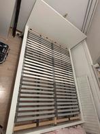 Ikea Malm bed 140x200, Ophalen, Gebruikt, Wit, Tweepersoons
