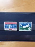 NVPH 729 - 730 - 1959 - KLM - postfris, Postzegels en Munten, Postzegels | Nederland, Na 1940, Ophalen of Verzenden, Postfris