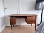 Vintage Teakhouten Bureau - Midcentury Design, Huis en Inrichting, Bureaus, Ophalen, Gebruikt, Bureau