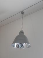 Industriële hanglamp grijs,  Diameter: 39 cm, Huis en Inrichting, Ophalen of Verzenden, Gebruikt