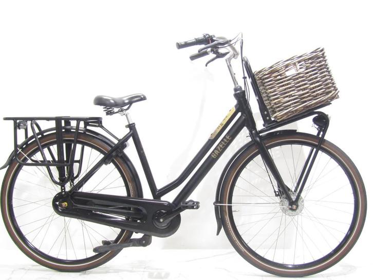 Gazelle Heavy duty zwart dames 49cm 28inch, Fietsen en Brommers, Fietsen | Heren | Herenfietsen, Gebruikt, Gazelle, 49 tot 53 cm
