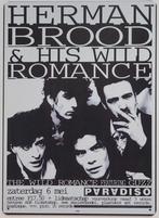 Herman brood and his Wild Romance reclamebord van metaal, Verzamelen, Info@deconoord.nl, Deco Noord, Nieuw, Ophalen of Verzenden