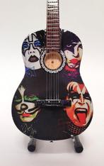 KISS Gezichten miniatuur gitaar van hout mini guitar 25cm, Info@deconoord.nl, Deco Noord, Nieuw, Ophalen of Verzenden