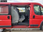 Fiat Ducato 130pk Dubbel Cabine L2H1 Trekhaak Airco Camera W, Stof, Gebruikt, Euro 6, Bedrijf