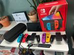 Nintendo Switch OLED + accessoires, Ophalen of Verzenden, Gebruikt, Met 3 controllers of meer, Switch OLED