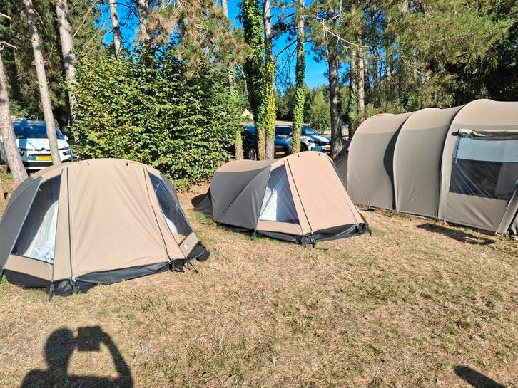 Falco Poolvos 2 bijzettent., Caravans en Kamperen, Tenten, tot en met 4, Zo goed als nieuw, Ophalen of Verzenden