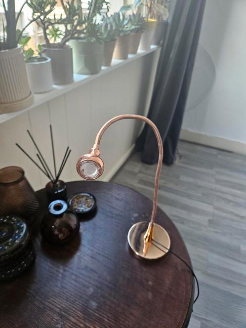 Ikea JANSJÖ tafellamp led koperkleur, Huis en Inrichting, Lampen | Tafellampen, Gebruikt, Minder dan 50 cm, Ophalen