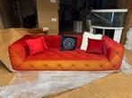 3 zits bank rood nieuw!, Ophalen, Zo goed als nieuw, 75 tot 100 cm, Tweepersoons