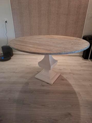 OPRUIMPRIJS 250 € LOBERON RONDE KLOOSTERTAFEL 130 CM  beschikbaar voor biedingen