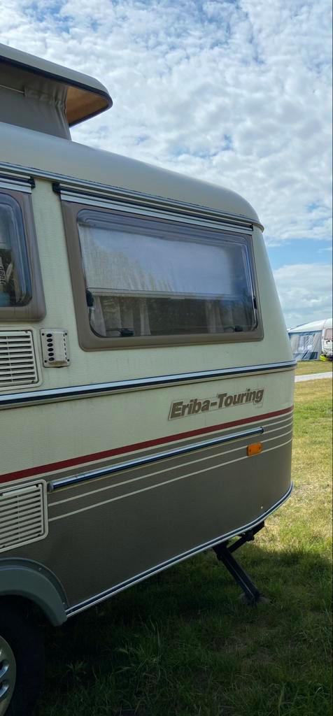 Eriba touring 3 persoons, Caravans en Kamperen, Caravans, Particulier, Standaardzit, Eriba, Luifel, Ophalen