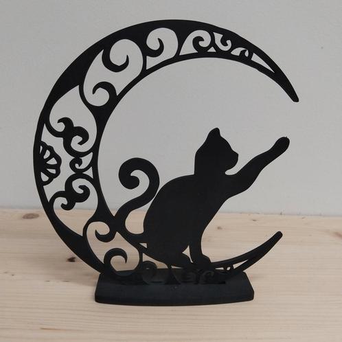 Houten standaard kat, Huis en Inrichting, Woonaccessoires | Overige, Nieuw, Ophalen of Verzenden