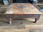 Indiaase Salontafel, Ophalen, Gebruikt, Vierkant, 50 tot 100 cm
