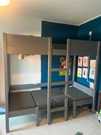 Hoogslaper met zitje 90x200, Huis en Inrichting, Slaapkamer | Stapelbedden en Hoogslapers, Ophalen, Eenpersoons, Zo goed als nieuw