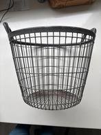 Metalen Mand met Handvatten - Industrieel Design, Overige materialen, Gebruikt, Mand, Rond
