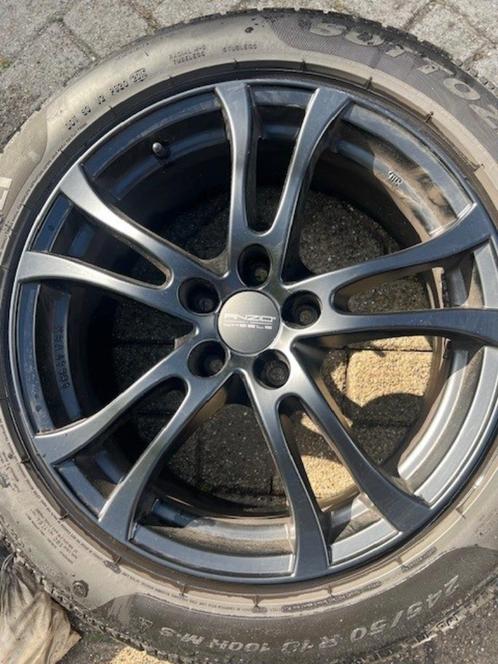 Velgen Anzio Wheels  LM 18" kleur zwart, Auto-onderdelen, Banden en Velgen, Velg(en), Winterbanden, 18 inch, 245 mm, Personenwagen