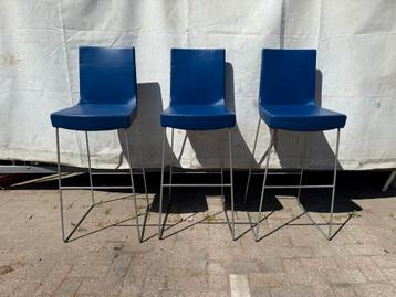 Barkruk - Montis Jim blauw - 3 stuks beschikbaar beschikbaar voor biedingen