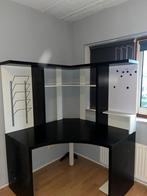 Ikea micke hoekbureau zwart, Huis en Inrichting, Bureaus, Ophalen, Gebruikt, Bureau