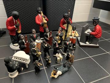Verzameling Jazz orkest beelden klein en groot. beschikbaar voor biedingen