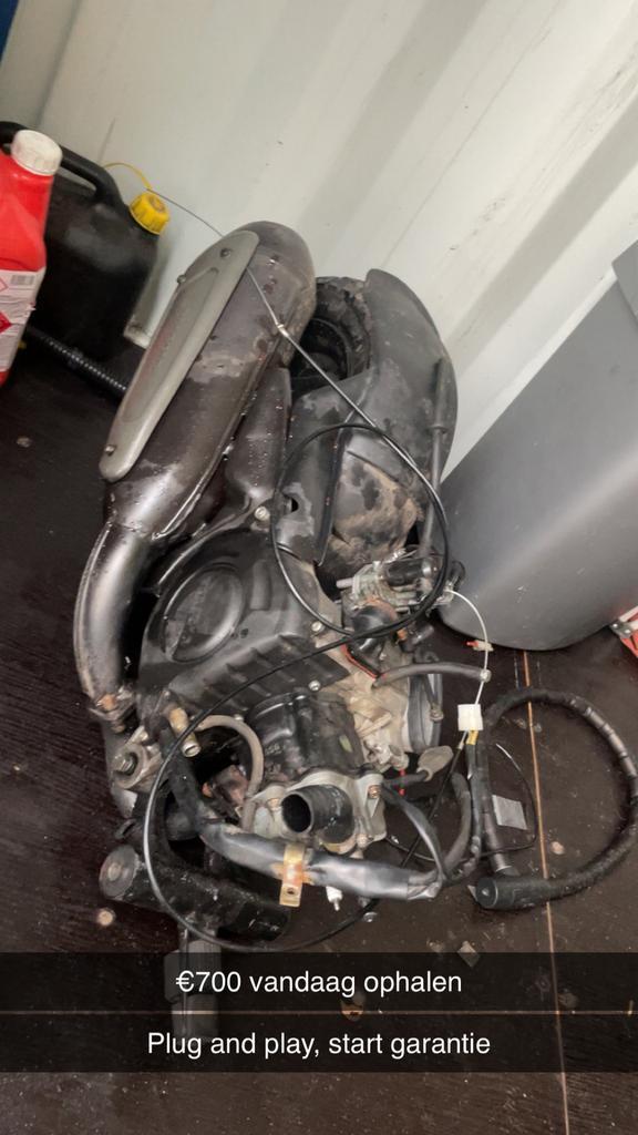 Hexagon 125/150 blok met pap!!!, Fietsen en Brommers, Brommeronderdelen | Scooters, Zo goed als nieuw, Piaggio, Blok, Ophalen of Verzenden