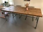 Steigerhout eettafel, Huis en Inrichting, Tafels | Eettafels, Gebruikt, Ophalen of Verzenden