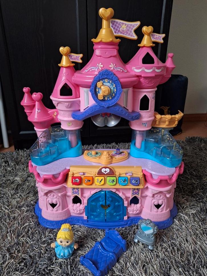 V-tech magische lichtkasteel, Kinderen en Baby's, Speelgoed | Vtech, Zo goed als nieuw, Ophalen