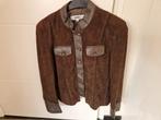 bruin suède jasje, maat 44, Kleding | Dames, Jasjes, Kostuums en Pakken, Ophalen, Bruin, Maat 42/44 (L), Zo goed als nieuw