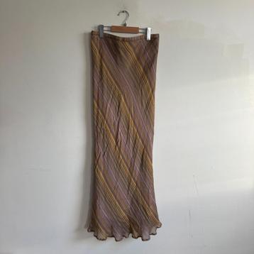 Vintage zijden maxirok beschikbaar voor biedingen