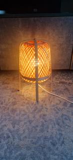 Ikea rotan / bamboe tafel lamp, Huis en Inrichting, Ophalen of Verzenden, Zo goed als nieuw