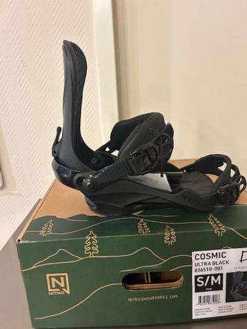 Nitro Cosmic Ultra Black Dames Snowboardbinding maat S/M beschikbaar voor biedingen