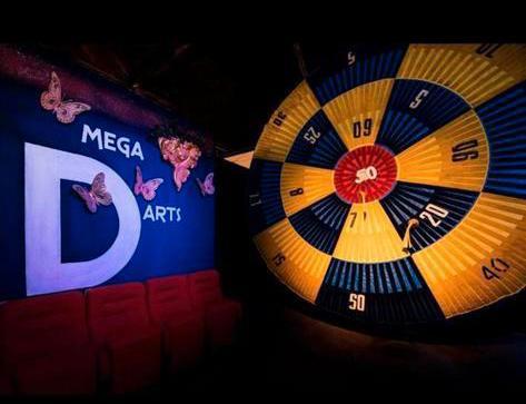 Mega darts te huur, Hobby en Vrije tijd, Feestartikelen | Verhuur, Zo goed als nieuw, Overige, Ophalen