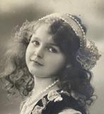 1911 portret meisje lang haar haarband pareltjes Rotophot, Verzenden, Voor 1920, Gelopen, Overige thema's