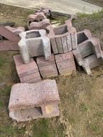 Tuinblokken Betonnenblokken, Tuin en Terras, Tegels en Klinkers, Ophalen, Gebruikt, Beton, 10 m² of meer