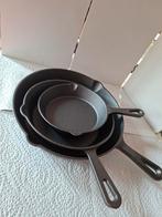 3 Delig...Gietijzeren koekenpannen NIEUW ❤️, Huis en Inrichting, Keuken | Potten en Pannen, Ophalen of Verzenden, Nieuw, Gietijzer