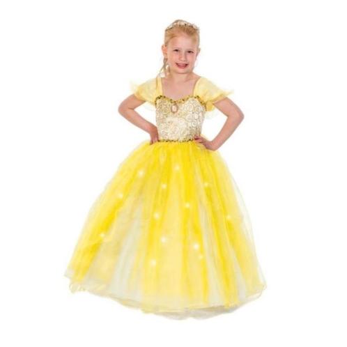Nieuw ! Maat 98-104 Gele Belle Prinsessenjurk Voor 3/4 Jr., Kinderen en Baby's, Carnavalskleding en Verkleedspullen, Nieuw, Meisje