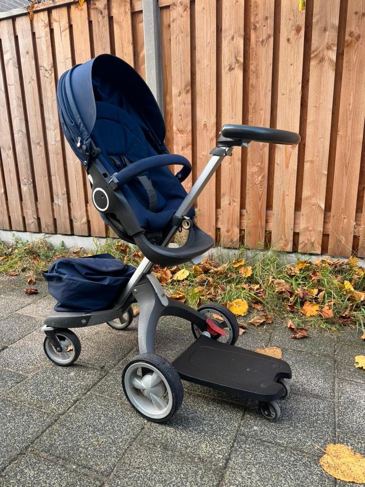 Stokke Xplory kinderwagen – blauwe kleur, Kinderen en Baby's, Kinderwagens en Combinaties, Gebruikt, Kinderwagen, Overige merken