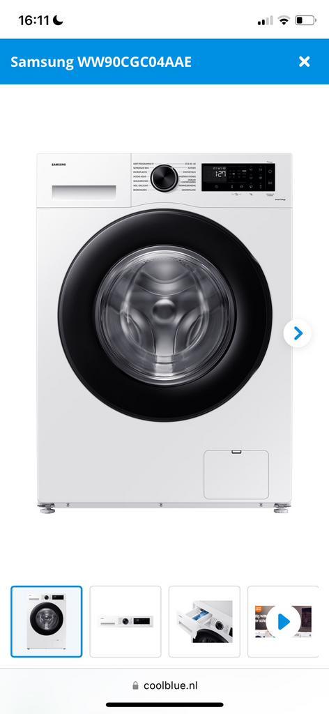 Samsung wasmachine 9kg, Witgoed en Apparatuur, Wasmachines, Nieuw, 8 tot 10 kg, 85 tot 90 cm, Kort programma, Ophalen