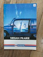 Nissan prairie brochure 1980, Nissan, Ophalen of Verzenden, Zo goed als nieuw, Nissan