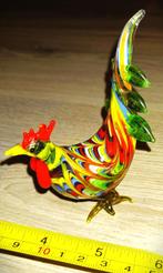 decoratieve veelkleurige glazen haan, Verzamelen, Beelden en Beeldjes, Ophalen of Verzenden, Zo goed als nieuw, Dier