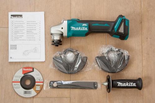 Makita DGA506 18V accu Haakse slijper 125 mm motorrem body, Doe-het-zelf en Verbouw, Gereedschap | Slijpmachines, Nieuw, Haakse handslijpmachine