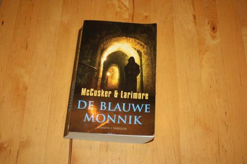 De blauwe monnik, McCusker & Larimore  christelijk, Boeken, Thrillers, Gelezen, Amerika, Ophalen of Verzenden
