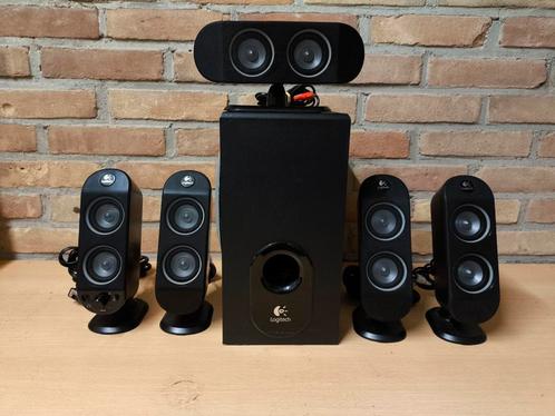 Logitech X-530 Speakers, Computers en Software, Pc speakers, Zo goed als nieuw, Ophalen of Verzenden