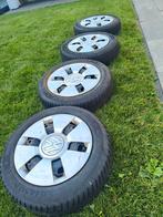 Set 14" stalen velgen met Vredestein winterbanden, Ophalen, Gebruikt