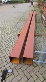 2 Stalen Kokers 250x250x8, 7.25m lang, Doe-het-zelf en Verbouw, Metalen, Ophalen