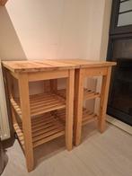 Ikea Bekvam Keukenblad/Bijzettafel - Berkenhout, Ophalen, Gebruikt, 50 tot 100 cm, 50 tot 100 cm