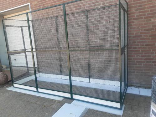 Nieuwe aluminium groene voliere met morsrand, Dieren en Toebehoren, Vogels | Hokken en Kooien, Nieuw, Volière, Aluminium, Ophalen