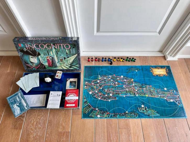 Incognito vintage spannend bordspel van MB. Groot model, Hobby en Vrije tijd, Gezelschapsspellen | Bordspellen, Zo goed als nieuw